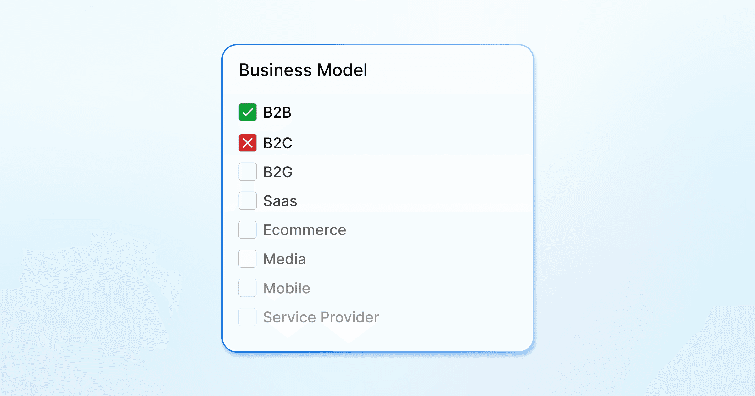Hot News: Business Model Filter